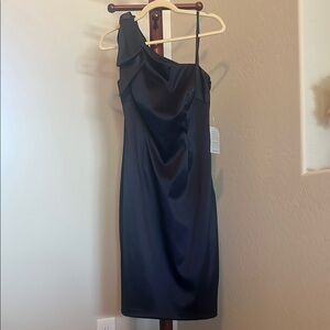 Elegant Navy Blue Dress